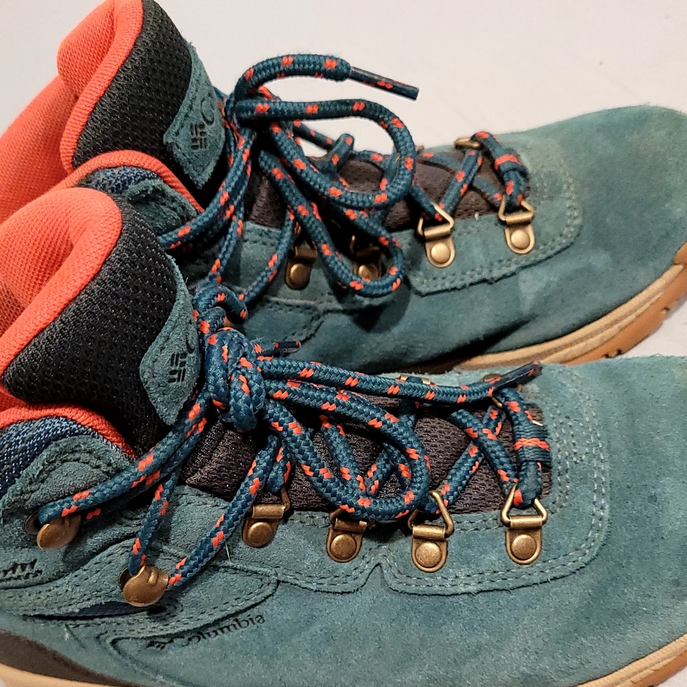 Blue Waterproof Columbia Hiking Boots